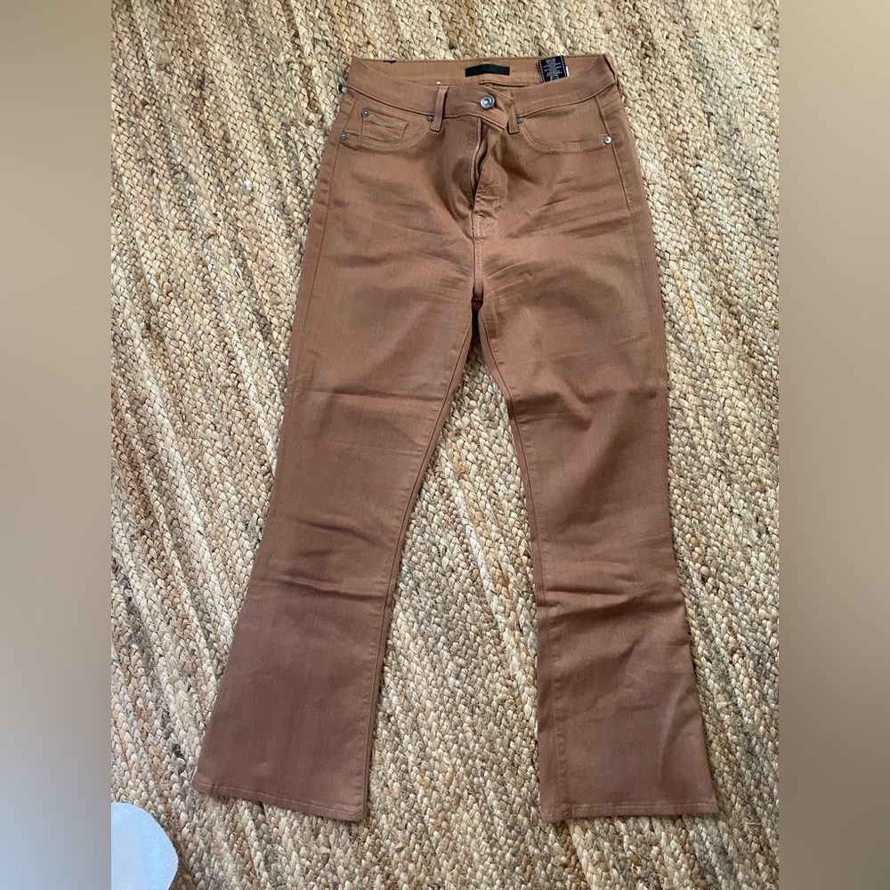 7 For All Mankind Brown Ankle & Cropped Jeans size 29 NWOT